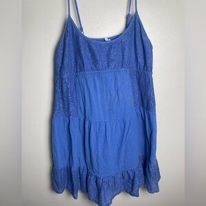 Rip Curl Blue Lace Detail Sun Dress
